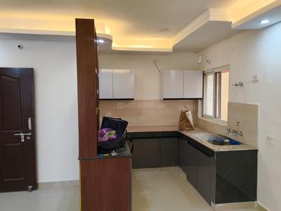 Kitchen Image of 1005 Sq.ft 3 BHK Apartment / Flat for rent in LDA Kabir Nagar, Rajajipuram Lucknow for Rs. 14000