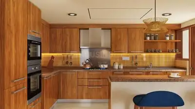 Kitchen Image of 2305 Sq.ft 3 BHK Apartment / Flat for sale in Total Environment In That Quiet Earth Bangalore by Total Environment Building Systems, Bileshivale Bengaluru for Rs. 35500000