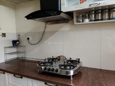 Kitchen Image of 760 Sq.ft 2 BHK Apartment / Flat for rent in Puraniks Aldea, Mahalunge Pune for Rs. 50000