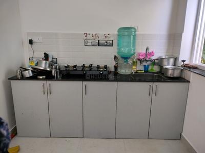 Kitchen Image of 765 Sq.ft 1 BHK Apartment / Flat for rent in Saldanha Garden, Bicholim Goa for Rs. 16000