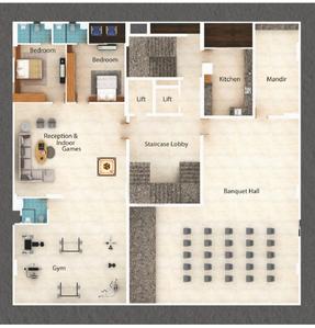 Image of 2183 Sq.ft 3 BHK Apartment / Flat for sale in Wardhaman Nagar, Nagpur for Rs. 17100000