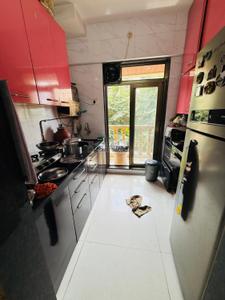 Kitchen Image of 600 Sq.ft 1 BHK Apartment / Flat for sale in Kalwa Thane for Rs. 8500000