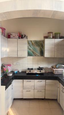 Kitchen Image of 1200 Sq.ft 3 BHK Apartment / Flat for rent in Lohgarh Zirakpur for Rs. 28000