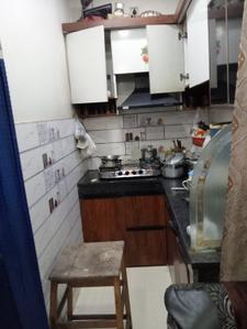 Kitchen Image of 585 Sq.ft 2 BHK Apartment / Flat for sale in Flat O Flat Luxury Homes, Uttam Nagar New Delhi for Rs. 3000000