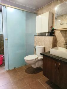 Common Bathroom Image of 2100 Sq.ft 4 BHK Apartment / Flat for rent in Prestige Jindal City, Anchepalya Bengaluru for Rs. 58000