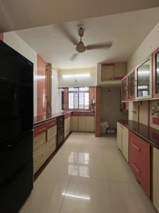 Kitchen Image of 1200 Sq.ft 3 BHK Apartment / Flat for rent in Akota Vadodara for Rs. 25000