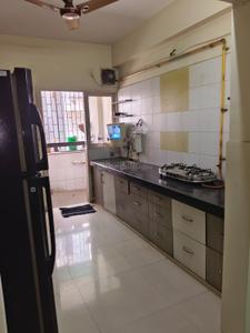 Kitchen Image of 1100 Sq.ft 2 BHK Apartment / Flat for rent in Kameshwar Annex, Motera Ahmedabad for Rs. 25000