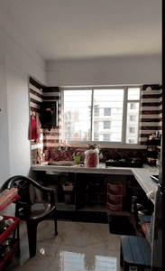 Image of 1055 Sq.ft 2 BHK Apartment / Flat for rent in Sai Krupa Galaxy Phase II, Thergaon, Pune for Rs. 21000
