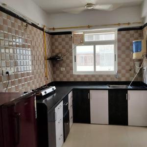 Kitchen Image of 1800 Sq.ft 3 BHK Apartment / Flat for rent in Shukan Heights, Kudasan Gandhinagar for Rs. 25000