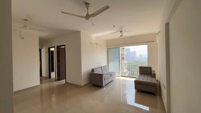 Living Room Image of 1000 Sq.ft 3 BHK Apartment / Flat for rent in Wadhwa Platina, Thane West Thane for Rs. 45000