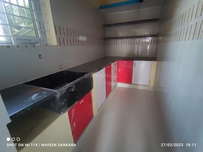 Kitchen Image of 510 Sq.ft 1 BHK Builder Floor for rent in Nandini Layout Bengaluru for Rs. 14000