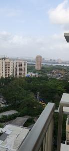 Balcony Image of 650 Sq.ft 2 BHK Apartment / Flat for sale in Lodha Crown Kolshet, Kolshet Thane for Rs. 10000000