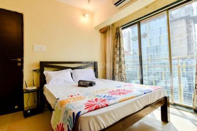 Bedroom Image of 715 Sq.ft 1 BHK Apartment / Flat for rent in Neumec Elegance, Lower Parel Mumbai for Rs. 100000