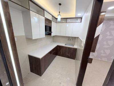 Kitchen Image of 810 Sq.ft 3 BHK Builder Floor for rent in Dwarka Mor New Delhi for Rs. 16000