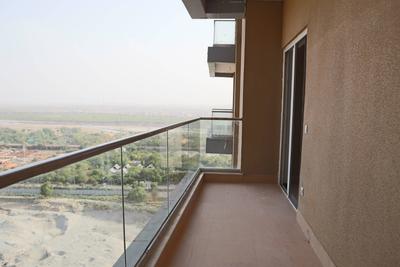 Balcony Image of 1380 Sq.ft 2 BHK Apartment / Flat for rent in Supertech Supernova, Sector 94 Noida for Rs. 52000