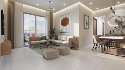 Hall Image of 1250 Sq.ft 3 BHK Apartment / Flat for sale in Kumar Purab A3 Building, Magarpatta City Pune for Rs. 13800000