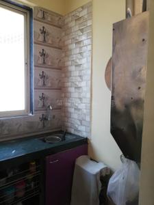 Kitchen Image of 587 Sq.ft 1 BHK Builder Floor for sale in Palidevad Navi Mumbai for Rs. 2800000