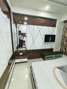 Bedroom Image of 2000 Sq.ft 3 BHK Apartment / Flat for rent in Utsav Aalayam, Naranpura Ahmedabad for Rs. 40000