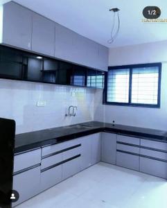 Kitchen Image of 1400 Sq.ft 3 BHK Apartment / Flat for rent in Beed Bypass Aurangabad for Rs. 17000