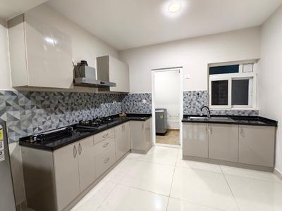 Kitchen Image of 2400 Sq.ft 4 BHK Apartment / Flat for rent in SJR Vogue Residences, Whitefield Bengaluru for Rs. 115000
