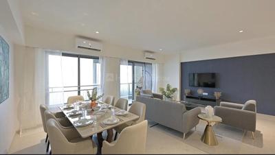 Hall Image of 2408 Sq.ft 4 BHK Apartment / Flat for sale in K Raheja Antares Tower A, Kanjurmarg West Mumbai for Rs. 64500000