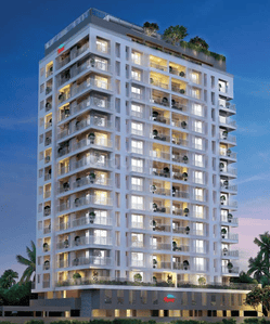 Image of 2650 Sq.ft 4 BHK Apartment / Flat for sale in Skyline The One, Palarivattom, Kochi for Rs. 26500000