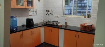 Kitchen Image of 950 Sq.ft 2 BHK Builder Floor for rent in Horamavu Bengaluru for Rs. 22000