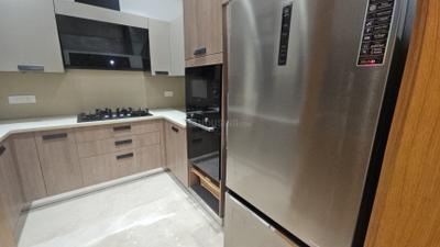 Kitchen Image of 1800 Sq.ft 3 BHK Builder Floor for rent in Green Park New Delhi for Rs. 250000