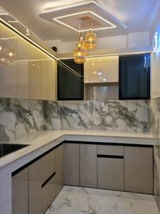 Kitchen Image of 810 Sq.ft 3 BHK Apartment / Flat for sale in Dwarka Mor New Delhi for Rs. 6000000