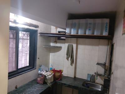 Kitchen Image of 500 Sq.ft 1.5 BHK Apartment / Flat for rent in Vashi Navi Mumbai for Rs. 22000
