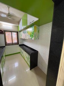 Kitchen Image of 650 Sq.ft 2 BHK Apartment / Flat for rent in Sudarshan Sky Garden, Kasarvadavali Thane for Rs. 38000