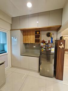 Kitchen Image of 1715 Sq.ft 3 BHK Apartment / Flat for rent in Rajapushpa Provincia, Narsingi Hyderabad for Rs. 82000
