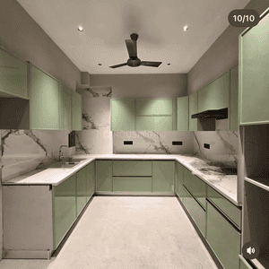 Kitchen Image of 1900 Sq.ft 3 BHK Builder Floor for sale in Swaraj Homes H Block RWA Ashok Vihar, Ashok Vihar New Delhi for Rs. 41100000
