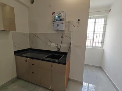 Kitchen Image of 350 Sq.ft 1 RK Apartment / Flat for rent in Koramangala Bengaluru for Rs. 25000