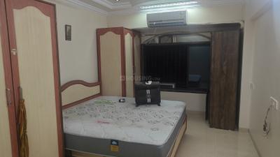 Bedroom Image of 1400 Sq.ft 2 BHK Apartment / Flat for rent in Sea Breeze Palm, Sector 16 A Navi Mumbai for Rs. 75000