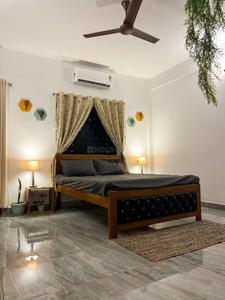 Bedroom Image of 800 Sq.ft 1 BHK Apartment / Flat for rent in Vagator Goa for Rs. 30000