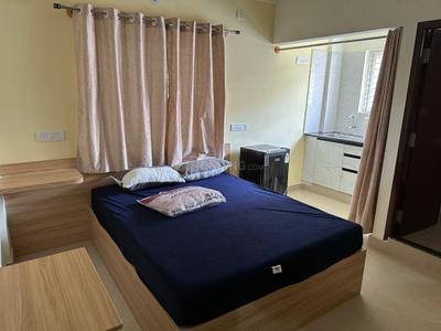 Bedroom Image of 380 Sq.ft 1 RK Apartment / Flat for rent in Mahadevapura Bengaluru for Rs. 20000