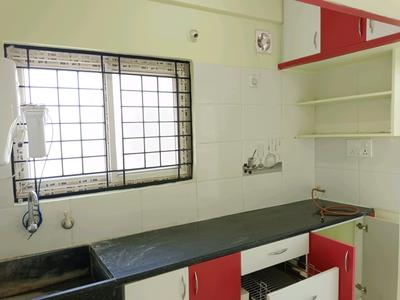 Kitchen Image of 600 Sq.ft 1 BHK Apartment / Flat for rent in Varthur Bengaluru for Rs. 15500