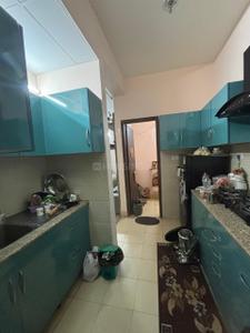 Kitchen Image of 1050 Sq.ft 2 BHK Apartment / Flat for rent in AWHO Vay Sector 8B G, Vrindavan Yojana Lucknow for Rs. 27500