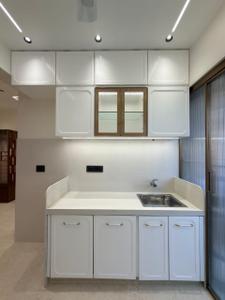 Kitchen Image of 2335 Sq.ft 3 BHK Apartment / Flat for rent in Shivalik Green View, Shantigram Ahmedabad for Rs. 60000