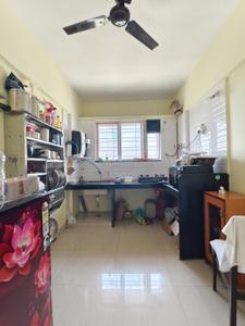 Kitchen Image of 650 Sq.ft 1 BHK Apartment / Flat for sale in Trimurti Chandraabha, Dhayari Pune for Rs. 4700000