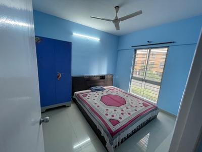 Bedroom Image of 1100 Sq.ft 3 BHK Apartment / Flat for rent in Shapoorji Pallonji Shukhobrishti, New Town Kolkata for Rs. 28000