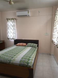 Bedroom Image of 800 Sq.ft 1.5 BHK Apartment / Flat for rent in Daulat Nagar Apartments, Anand Nagar, Sinhagad Road Pune for Rs. 29000