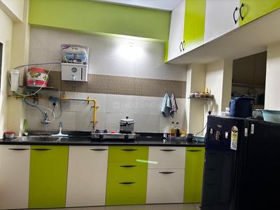 Kitchen Image of 1500 Sq.ft 2 BHK Apartment / Flat for rent in Shyam Sukan Residency, Bhaijipura Gandhinagar for Rs. 32000