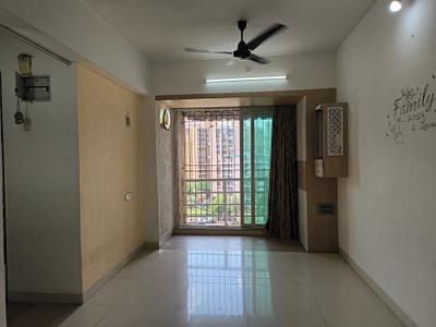 Living Room Image of 980 Sq.ft 1.5 BHK Apartment / Flat for rent in Gajra Bhoomi Gardenia, Kalamboli Navi Mumbai for Rs. 28000