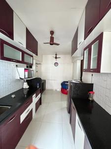 Kitchen Image of 672 Sq.ft 2 BHK Apartment / Flat for rent in Ashtavinayak City, Fursungi Pune for Rs. 24000