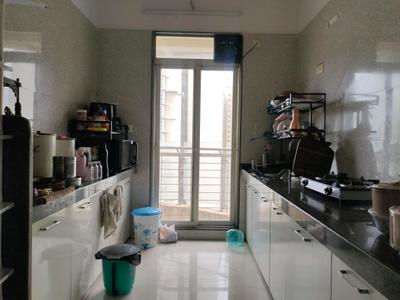 Kitchen Image of 1200 Sq.ft 2 BHK Apartment / Flat for rent in B and M Atlantis, Ghansoli Navi Mumbai for Rs. 55000