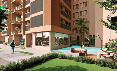 Image of 1102 Sq.ft 3 BHK Apartment / Flat for sale in Shree Kalash, Tragad, Ahmedabad for Rs. 7140000