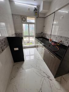 Kitchen Image of 650 Sq.ft 2 BHK Apartment / Flat for rent in The Baya Junction, Ghatkopar East Mumbai for Rs. 50000