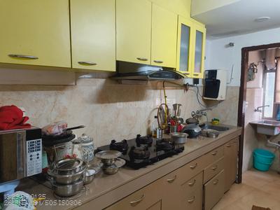 Kitchen Image of 1583 Sq.ft 3 BHK Apartment / Flat for sale in South City Residency, Prince Anwar Shah Connector Kolkata for Rs. 26000000